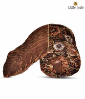 Little India Light Brown Floral Velvet Single Bed Quilt