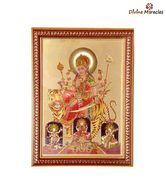 Divine Miracles 24K Gold Plated Durga Mata