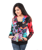 Desigual Multicolor Reversible Jacket