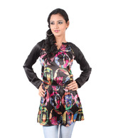 Desigual Smocked Black Tunic
