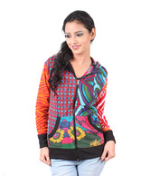 Desigual Multicolor Reversible Jacket