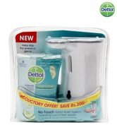 Dettol No Touch Liquid Hand Wash Kit Cucumber