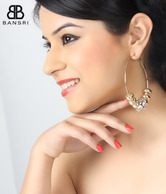Bansri Golden Bipasha Hoops