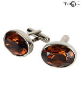 Favola Classy Brown Cufflinks