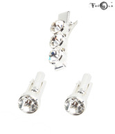 Favola Elegant Cufflinks & Tie-Pin Set