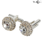 Favola Modish White Cufflinks