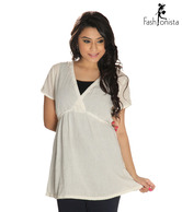Fashionista Off White Top