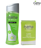 Fiama Di Wills  Shower Gel Clear Springs Exfoliating Care 200Ml (Loofa Free)