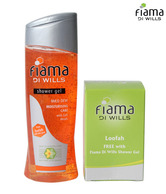 Fiama Di Wills Shower Gel Mild Dew Moisturising Car  200Ml( Loofa Free)