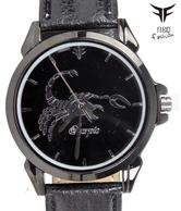 FIGO Black Passionate  Scorpio Watch