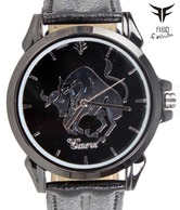 FIGO Black Warm-Hearted Taurus Watch
