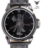 FIGO Black Perfectionist Virgo Watch