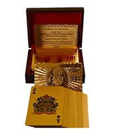Ankit 24 Carat Gold Plated Playing Cards