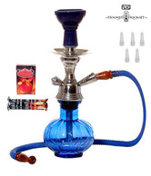 Hooked On Hookah Dazzling Blue Hookah