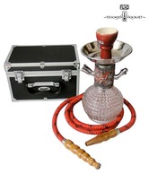 Hooked On Hookah Crystal White Hookah