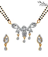 Ilina Impressive American Diamond Mangalsutra Set