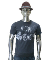 Indian Summer Grey  Printed Cotton Tshirt
