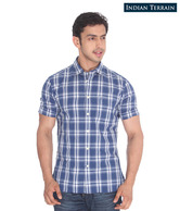 Indian Terrain Navy Blue Shirt