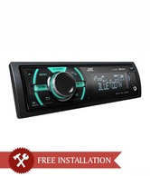 JVC - KD X50BT - Bluetooth Digital Media Receiver with Dual USB and AUX