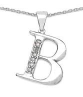Johareez Cubic Alphabet Letter B Pendant