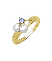 Johareez Genuine Tanzanite Heart Ring