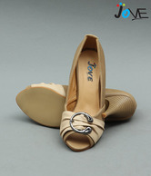 Jove Designer Light Beige Ballerina