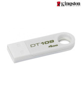 Kingston Data Traveler 109 4GB Pen Drive (White)