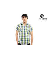 Locomotive Green Checked Shirt