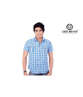 Locomotive Blue Checked Shirt
