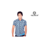 Locomotive Blue Plaid Shirt