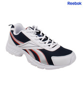 Reebok Lite Runner White & Blue Running Shoes