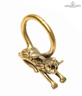 Nature Crafts Dhokra Lion Napkin Holder