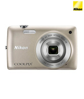 Nikon Coolpix S4300 16MP Point & Shoot (Silver)