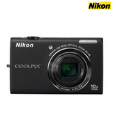Nikon Coolpix S6200 16 MP Point & Shoot (Black)