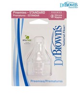 Dr.Brown's Preemie Standard Nipple - 2 Pack