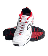 Prozone White Red Athletic Shoes
