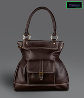 Peperone Brown Buckle Bonnie Bag