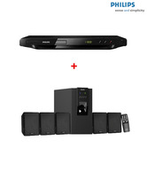 Philips DVP 3858 DVD Player with Philips DSP 30U 5.1 Speakers