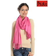 Osai Plain Bright Pink Stole