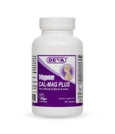 Deva Vegan Vitamins Calcium Magnesium Plus 90 Tablets (Pack of 2)