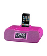 FM-RBDS / AM / Aux-in Digital Tuning Atomic Clock Radio with iPod Dock