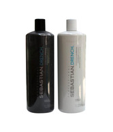 Sebastian Drench Moisturizing Shampoo & Conditioner Liter set (33.8 oz)-SCX