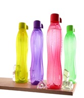 Tupperware Aquasafe Bottles 500ml (Set of 4) Water Bottles / Fridge Bottles 4pc Tupperware Aquasafe Bottles 500ml