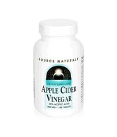 Source Naturals Apple Cider Vinegar 500mg 180 Tablets (Pack of 2)