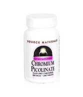 Source Naturals Chromium Picolinate 200mcg 240 Tablets (Pack of 2)