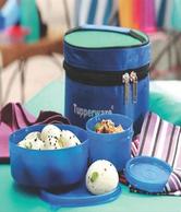 Tupperware Classic Lunch Plastic Containers 1pc Tupperware Handy Bowl, 1pc Tupperware Tropical Cup, 1pc Tupperware Classic Lunch Insulated Bag