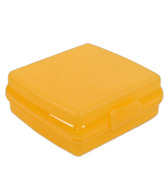 Tupperware Sandwich Keeper Golder Amber Plastic Containers 1pc Tupperware Sandwich Keeper Golder Amber
