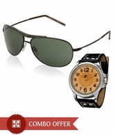 MTV-Speedo Men's Watch & Unisex Sunglasses Combo