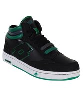 Lotto Stylish Black & Green Lifestyle Shoes