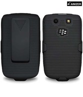 Amzer 93527 Shellster - Black for BlackBerry Torch 9810, BlackBerry Torch 9800, BlackBerry 9800